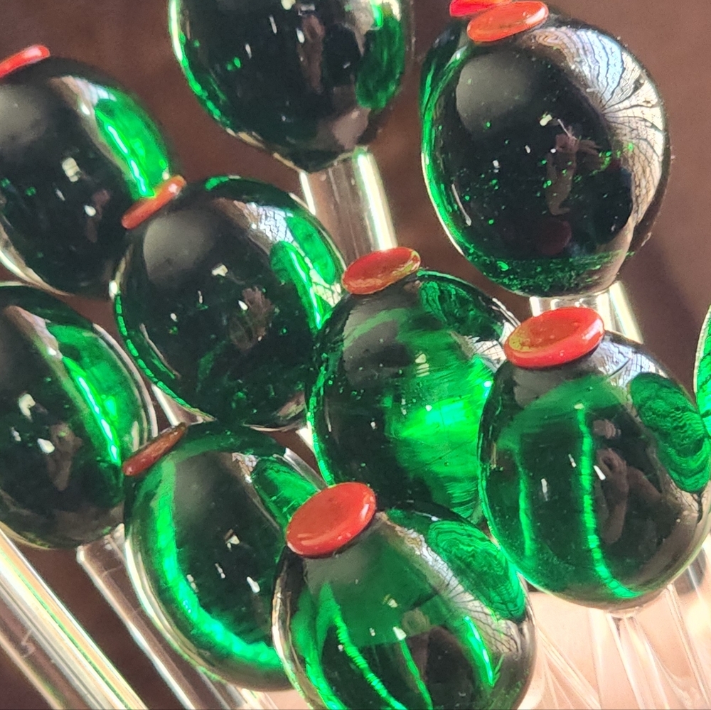 12 Glass Olive Cocktail Martini Picks Crate And Barrel